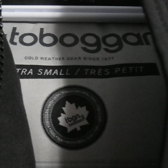 TOBOGGAN Cold Weather Gear | xs - extra small | Black Hooded Long Parka Coat - Picture 4 of 15